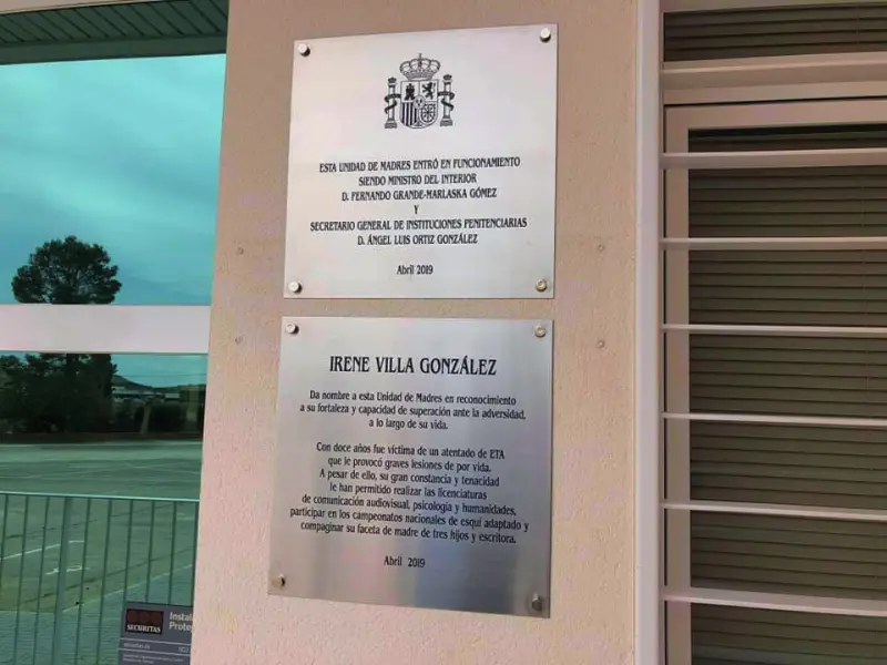 Placa Grabada Ministerio del Interior